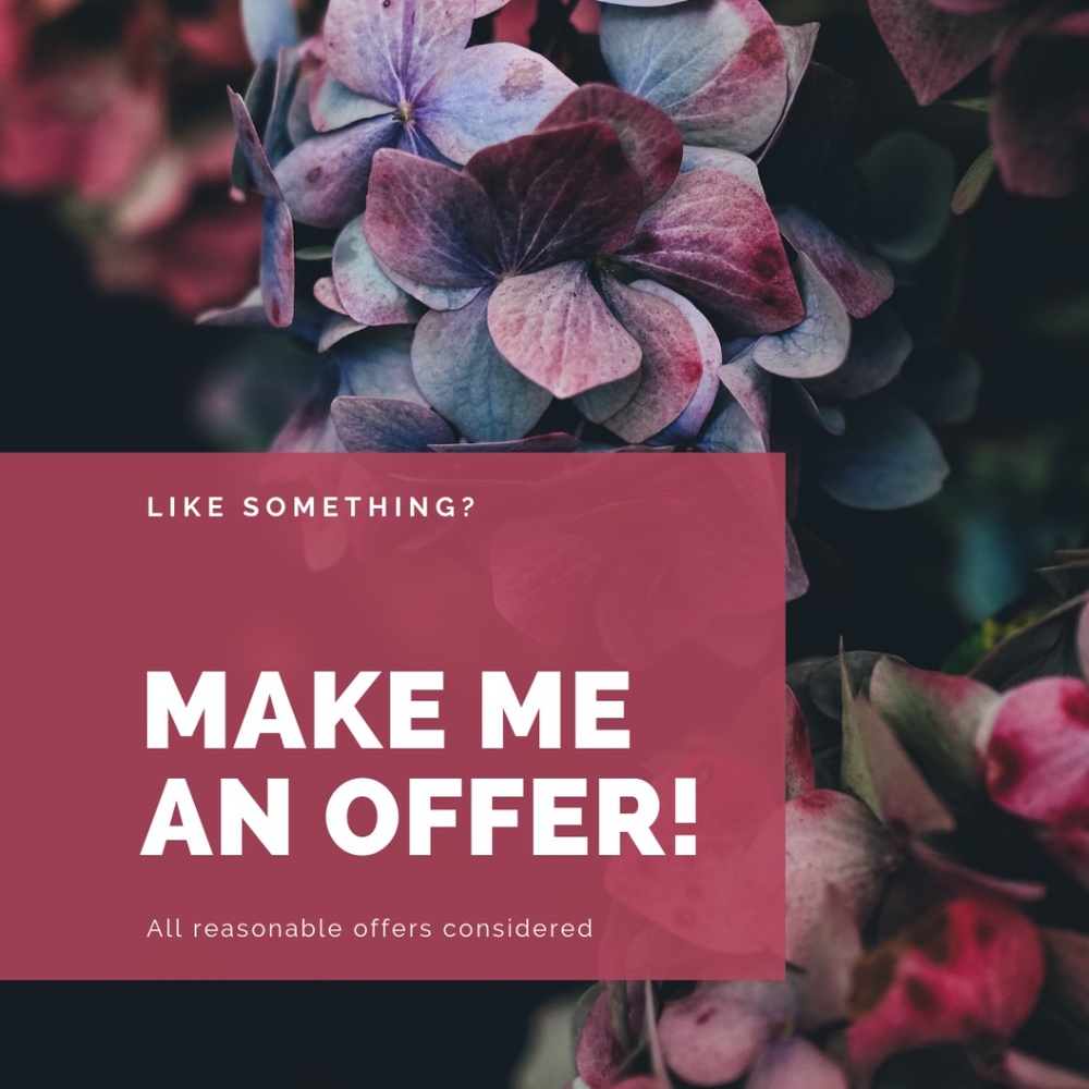 Reasonable offers accepted!